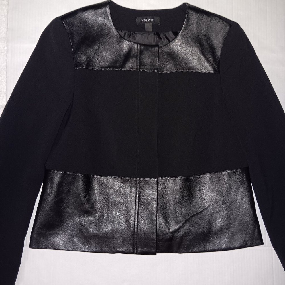 NINE WEST WOMEN'S BUTTON DOWN JACKET - Picture 1 of 8